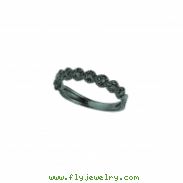 Black diamond stack ring