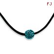 Black-plated Teal Crystal Fireball On 16