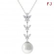 Butterfly Pearl Pendant