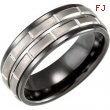 Ceramic & Tungsten 06.00 08.00 MM POLISHED CERAMIC COUTURE NONE