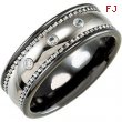 Ceramic & Tungsten 06.50 08.00 MM POLISHED CERAMIC COUTURE NONE