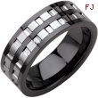 Ceramic & Tungsten 07.50 08.00 MM BLACK CERAMIC COUTURE NONE