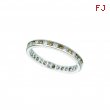 Champagne & white diamond eternity band