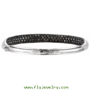 Champagne diamond bangle