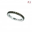 Champagne diamond eternity ring