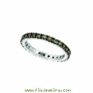 Champagne diamond eternity ring