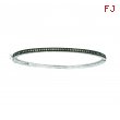 Champagne diamond milgrain bangle