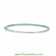 Champagne diamond milgrain bangle