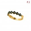 Champagne diamond stack ring