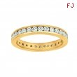 Channel set diamond eternity band