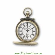 Charles Hubert Antique Gold Finish Shield Pocket Watch