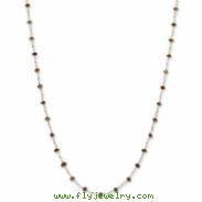 Chocolate Diamond Briolette Necklace chain