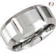 Cobalt 10.00 10.00 MM POLISHED GROOVED AND BEVELED BAND