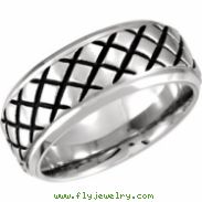 Cobalt 11.00 09.00 MM POLISHED CASTED BAND