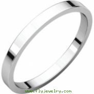 Continuum Sterling Silver 02.00 mm Flat Band