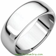 Continuum Sterling Silver 07.00 mm Half Round Band