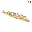 Designer Diamond Bangle Yellow Gold