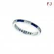 Diamond & sapphire eternity ring