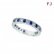 Diamond and Sapphire Ring Band