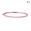 Diamond Bangle, 14K Pink Gold