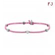 Diamond bezel set bracelet