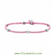 Diamond bezel set bracelet