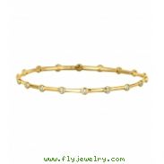 Diamond bezel set bracelet