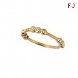 Diamond bezel set ring