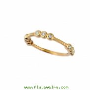 Diamond bezel set ring