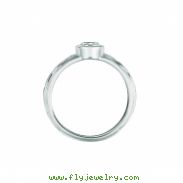 Diamond bezel set ring