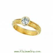 Diamond bezel set ring