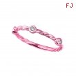 Diamond bezel set ring