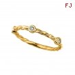Diamond bezel set ring