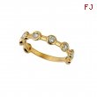 Diamond bezel set ring