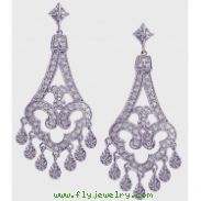 Diamond chandelier earrings