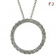 Diamond Circle Necklace