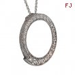 Diamond circle necklace, 6 different diamond sizes, ranging from 0.015 ct to 0.065 ct. 