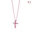 Diamond cross necklace