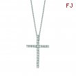 Diamond cross necklace