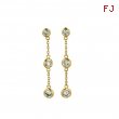 Diamond drop earrings