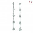Diamond drop earrings