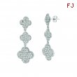 Diamond drop earrings