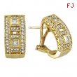 Diamond Earrings 14K Yellow Gold