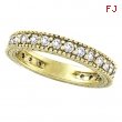 Diamond Eternity Band Ring Yellow Gold