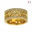 Diamond Eternity Ring Band Yellow Gold