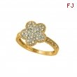 Diamond flower ring