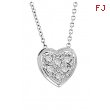 Diamond heart necklace