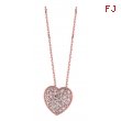 Diamond heart necklace