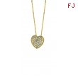 Diamond heart necklace