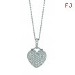 Diamond heart necklace